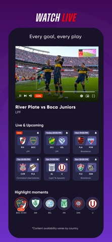 Fanatiz: Watch Live Soccer App Store screenshot 2