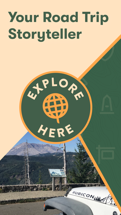 ExploreHere - Roadtrip Guide App Store screenshot 1
