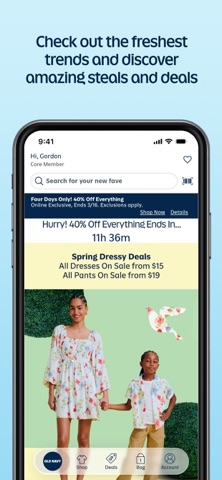 Old Navy: Shop for New Clothes App Store screenshot 2