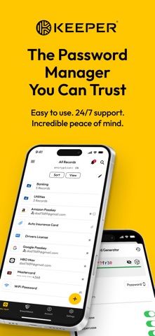 Keeper Password Manager App Store screenshot 1
