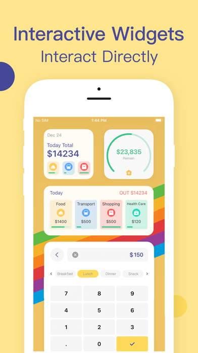 Budget app - spending tracker App Store screenshot 2