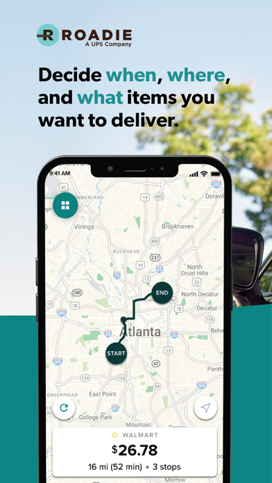 Roadie Driver App Store screenshot 1