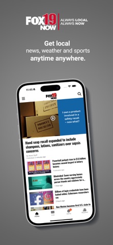 FOX19 NOW App Store screenshot 1