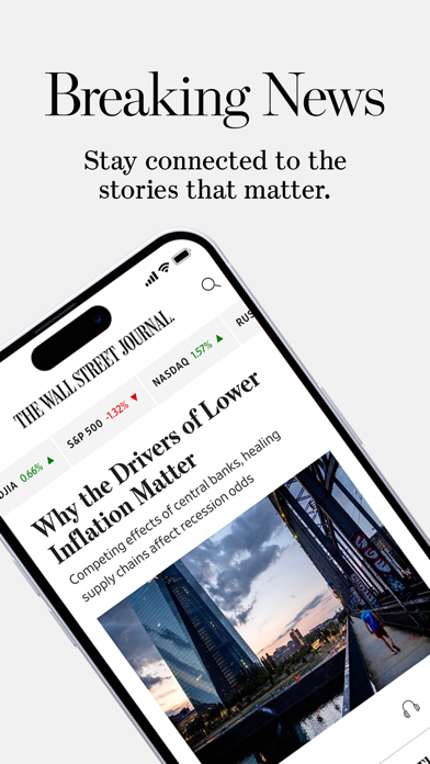 The Wall Street Journal. News App Store screenshot 1