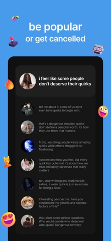 status - sims but social media App Store screenshot 2