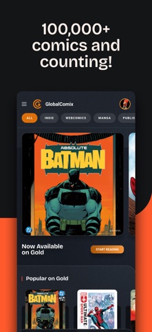 GlobalComix: Comics and Manga App Store screenshot 1