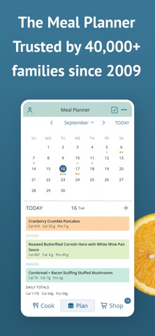 Plan to Eat: Meal Planner App Store screenshot 1