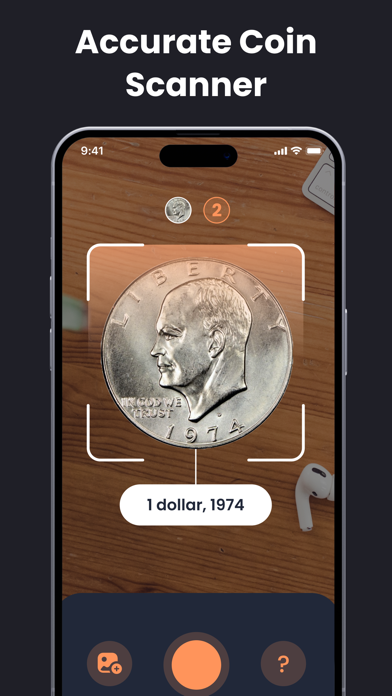 CoinIn: Coin Scan Identifier App Store screenshot 2