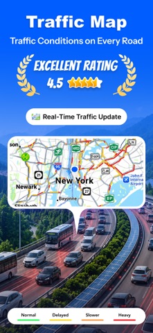 Live Traffic : Open Street Map App Store screenshot 1