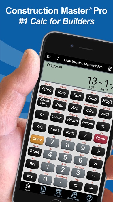 Construction Master Pro Calc App Store screenshot 1