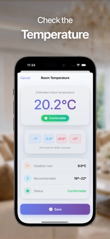 Temperature in Room + App Store screenshot 2