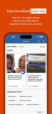 Tennessean: News & eNewspaper App Store screenshot 2