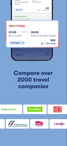 Omio: Book Train, Bus & Flight App Store screenshot 2