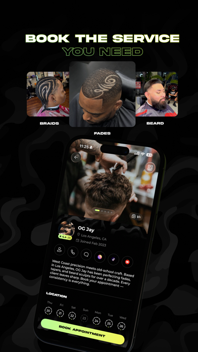 theCut: Find & Book Barbers App Store screenshot 2