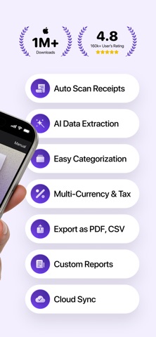 Smart Receipts: Expenses & Tax App Store screenshot 2