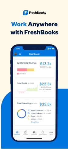 FreshBooks Invoicing App App Store screenshot 1