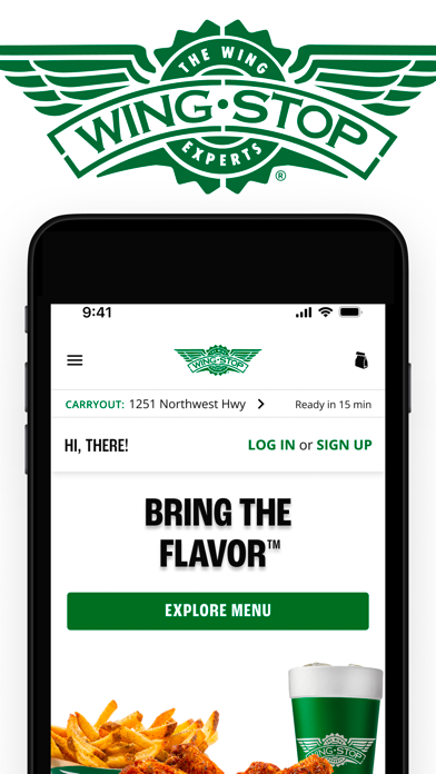 Wingstop App Store screenshot 1