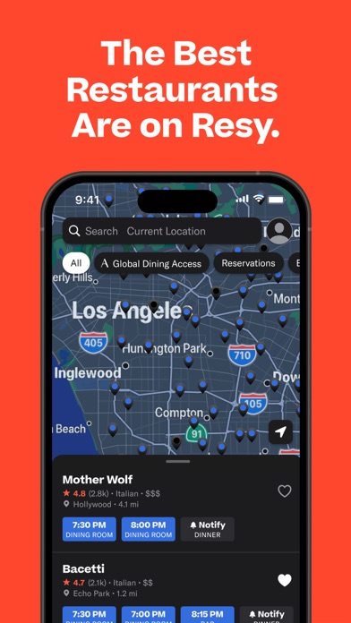 Resy App Store screenshot 1
