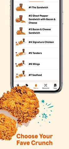 Popeyes® App Store screenshot 2