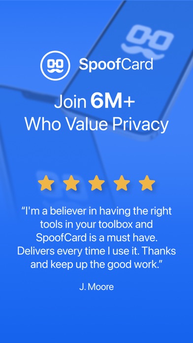 SpoofCard - Privacy Protected App Store screenshot 1