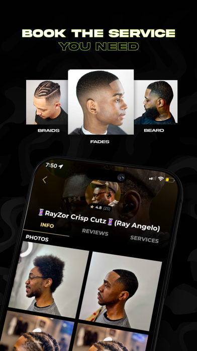 theCut: Find & Book Barbers App Store screenshot 2