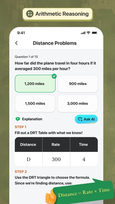 2026 ASVAB Practice Test Prep App Store screenshot 1