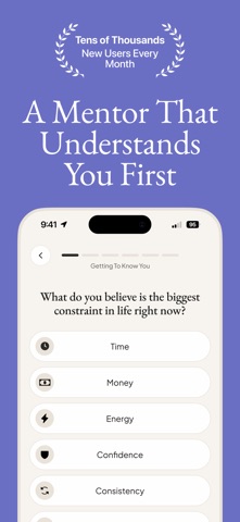 Purpose: AI Mentor & Coach App Store screenshot 2
