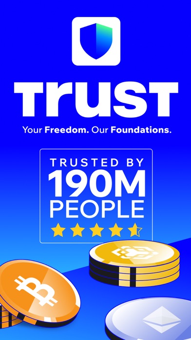 Trust: Crypto & Bitcoin Wallet App Store screenshot 1