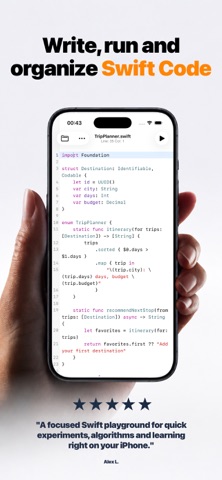 Swift Code Runner: SwiftMate App Store screenshot 1