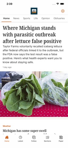 MLive.com App Store screenshot 1