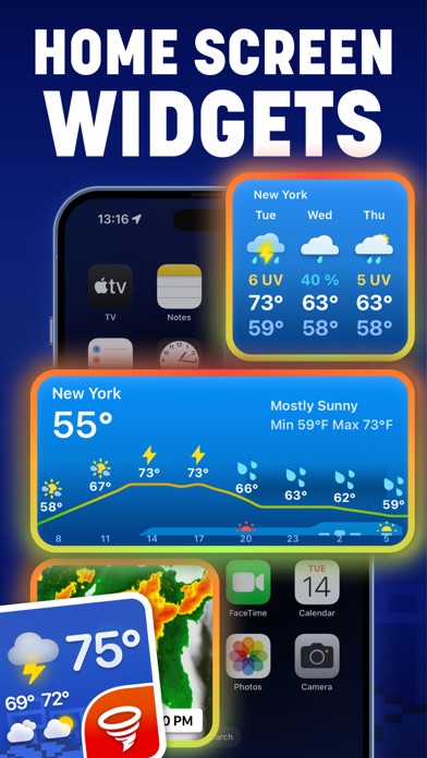 Weather #1 Interactive Widgets App Store screenshot 1