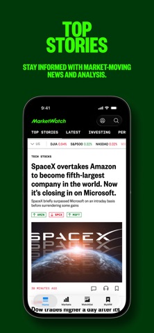 MarketWatch - News & Data App Store screenshot 1