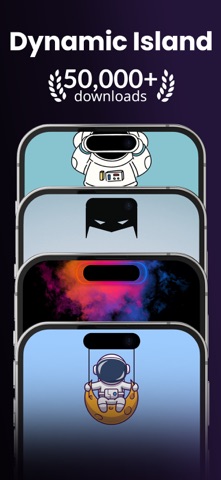 Dynamic Notch Island Wallpaper App Store screenshot 1