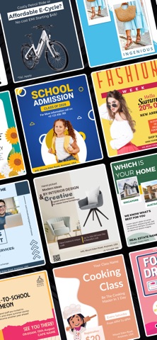 Flyer Maker + Poster Maker App Store screenshot 2