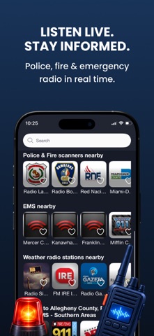 Police Scanner・Emergency Radio App Store screenshot 2