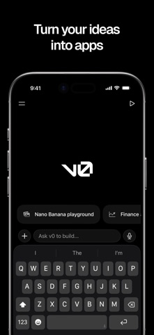 v0 App Store screenshot 1