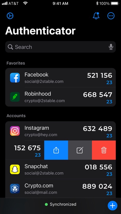 Authenticator App App Store screenshot 2