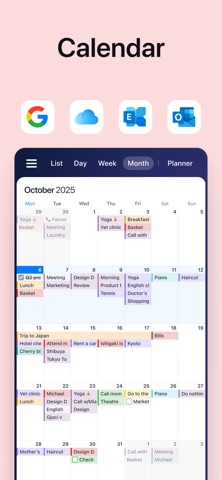 Calendars: Schedule Planner App Store screenshot 2