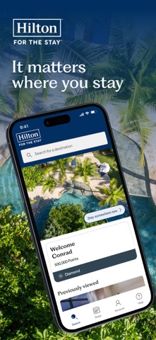 Hilton Honors: Book Hotels App Store screenshot 1