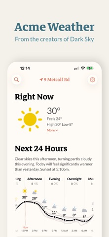Acme Weather App Store screenshot 1