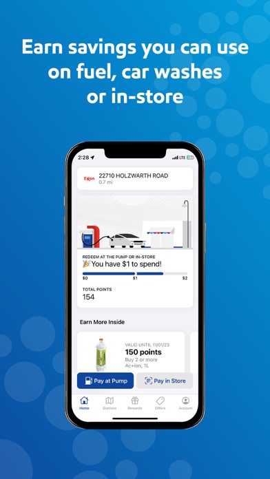 Exxon Mobil Rewards+ App Store screenshot 1