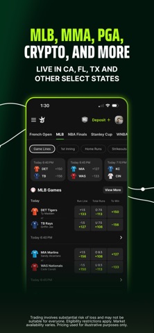 DraftKings Predictions App Store screenshot 1