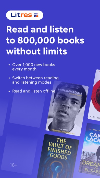 Litres: Books and audiobooks App Store screenshot 1