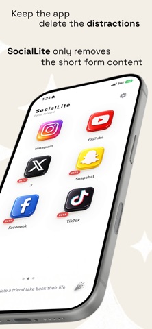 SocialLite-Block Reels&Shorts App Store screenshot 2