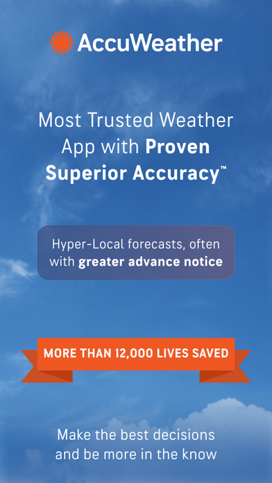 AccuWeather: Weather Forecast App Store screenshot 1