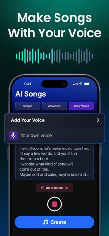 AI Music Video Generator・Shoom App Store screenshot 1