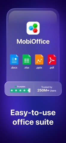 MobiOffice・Word Docs・Excel・PDF App Store screenshot 1