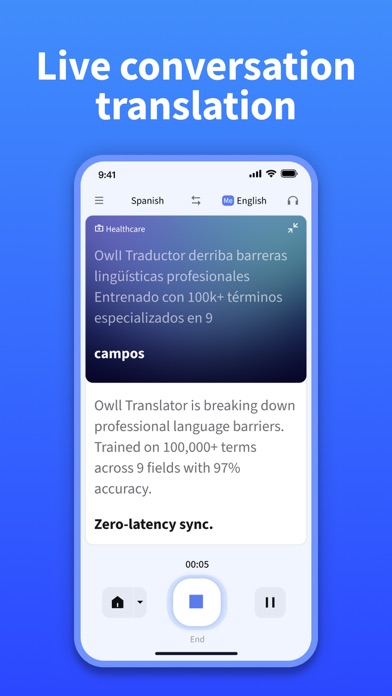 Owll Translator:AI Voice Clone App Store screenshot 2