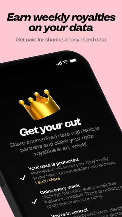Bridge: Debit Card Rewards App Store screenshot 2