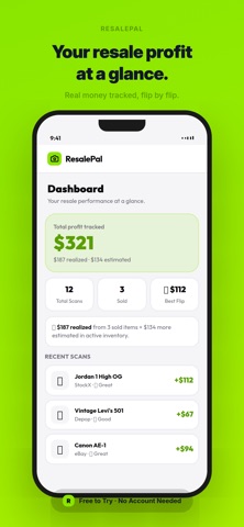 ResalePal - Resale Scanner App Store screenshot 1
